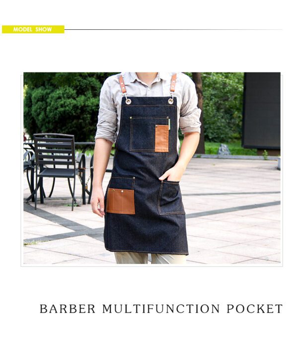Men's Wear-Resistant Work Apron – Anti-Fouling, Durable & Stylish - Image 5
