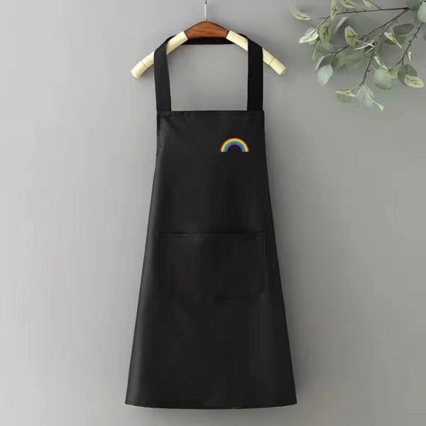 Oil Proof Apron Cute Cartoon Kitchen – Waterproof PVC Protection - Image 3