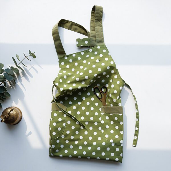 Quick-Drying Vest-Style Polka-Dot Stripe Apron - Stylish & Fun - Image 8