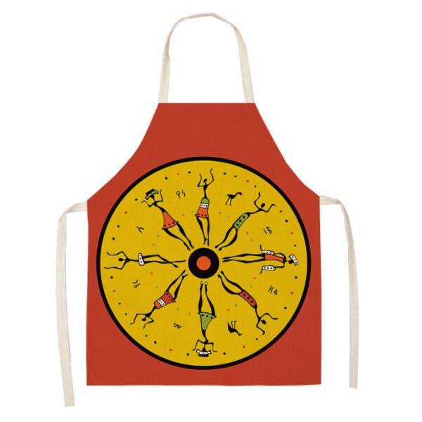 Original Art Apron – Stylish Geometry Design for Cooking - Image 5