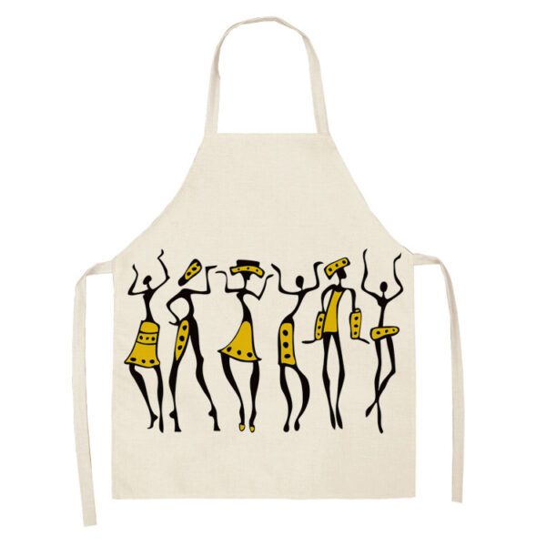 Original Art Apron – Stylish Geometry Design for Cooking - Image 4