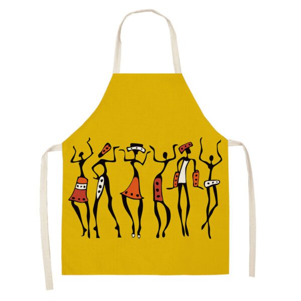 Original Art Apron – Stylish Geometry Design for Cooking - Image 3