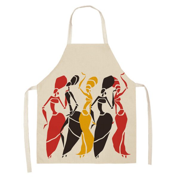 Original Art Apron – Stylish Geometry Design for Cooking - Image 2