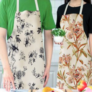 Pastoral Flower Series Kitchen Apron