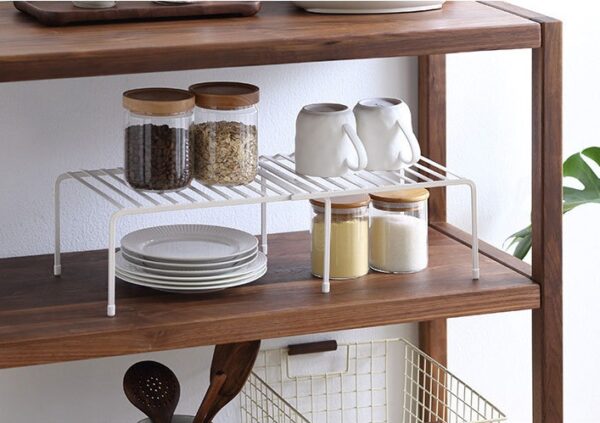 "Retractable Kitchen Rack Multi-Layer - Durable Metal, Rust-Resistant Design" - Image 4