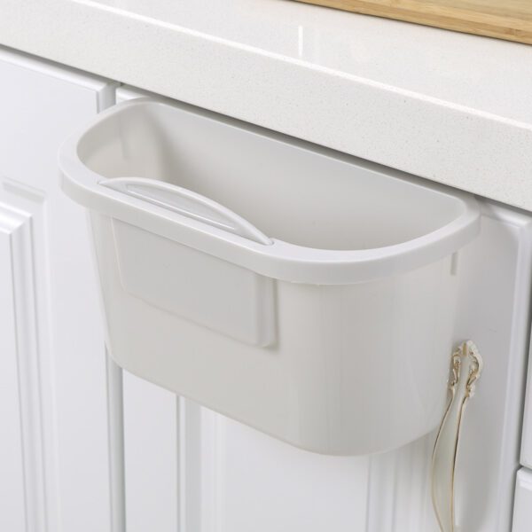 Cabinet Door Hanging Trash Can - Durable, Cylindric, Multi-Color - Image 3