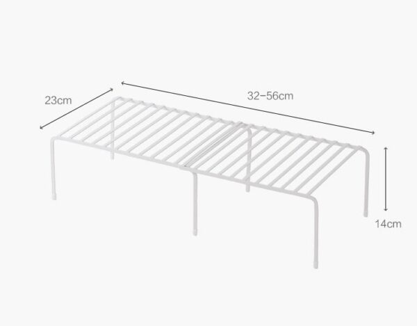 "Retractable Kitchen Rack Multi-Layer - Durable Metal, Rust-Resistant Design" - Image 6
