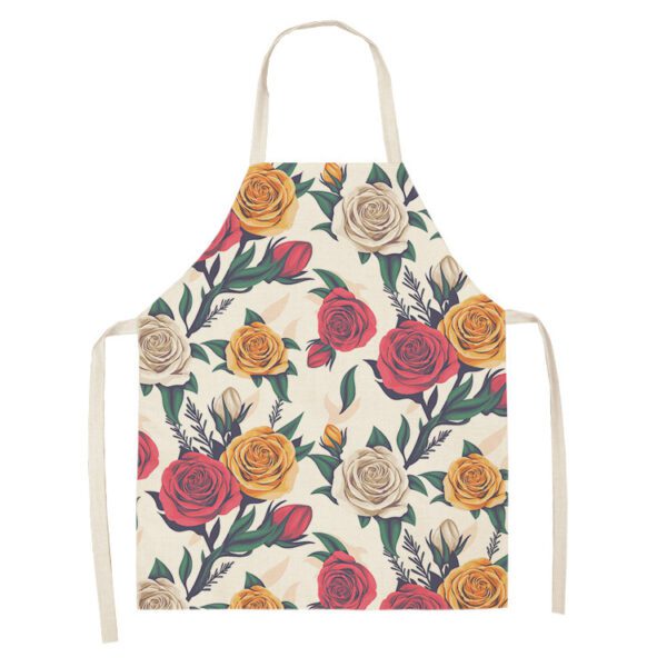 Pastoral Flower Series Kitchen Apron – Stylish & Practical - Image 6