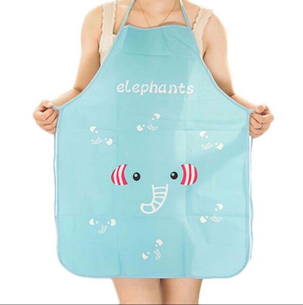 Cartoon Waterproof Kitchen Apron – Fun & Functional - Image 6
