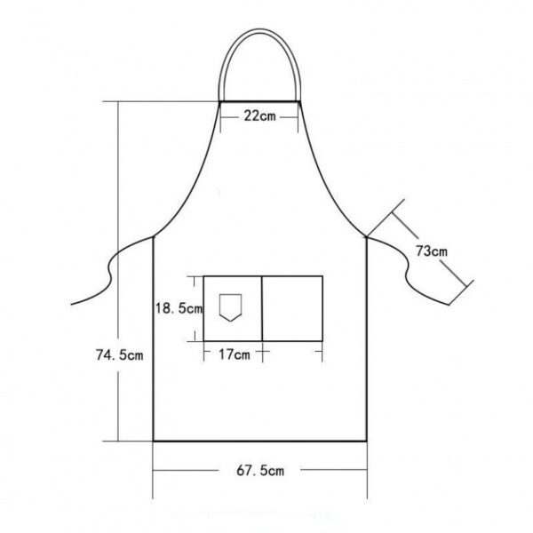 Canvas Work Apron – Stylish and Durable Work Clothes - Image 4