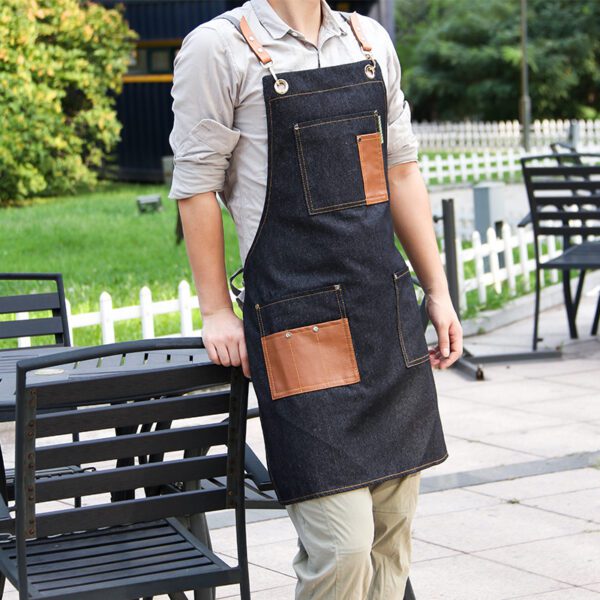 Men's Wear-Resistant Work Apron – Anti-Fouling, Durable & Stylish - Image 8