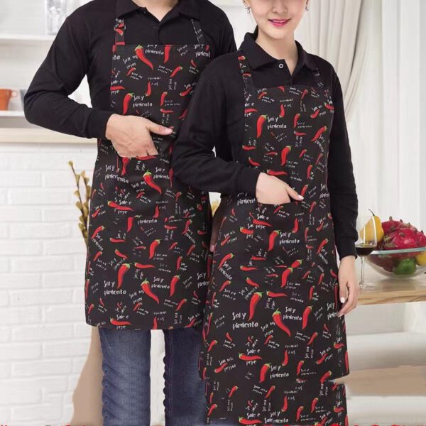 Korean Style Cotton Blended Kitchen Apron – Versatile & Stylish - Image 9