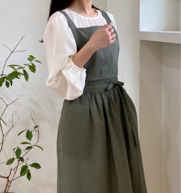Cotton Linen Kitchen Apron – Stylish and Functional - Image 5