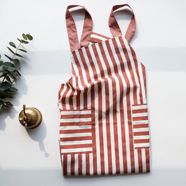 Quick-Drying Vest-Style Polka-Dot Stripe Apron - Stylish & Fun - Image 9