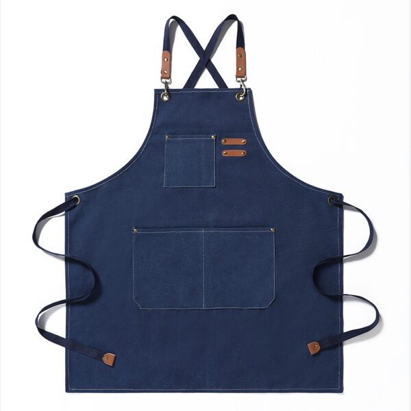 Thickened Canvas Jean Apron for Home & Barista Use - Image 7