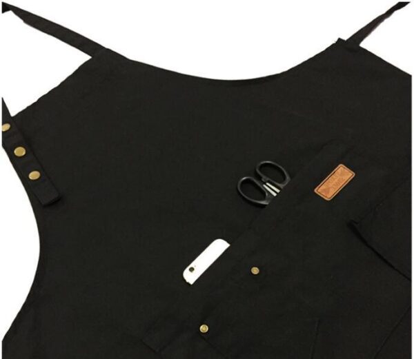 Pure Color Antifouling Kitchen Apron - Modern & Stylish - Image 3