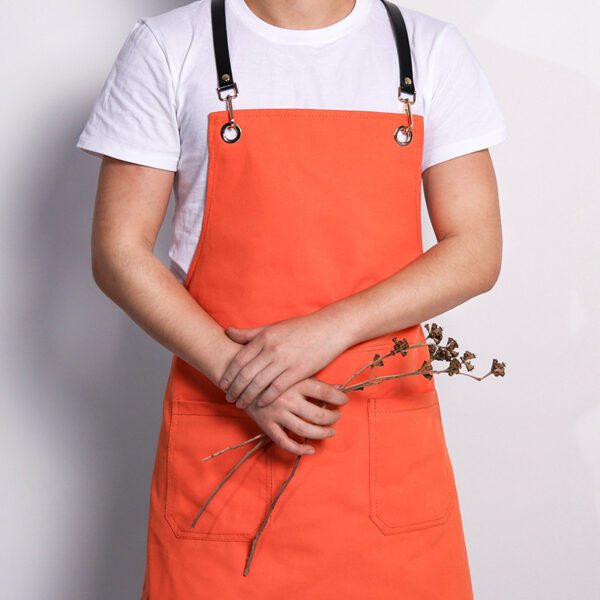 Denim Print Kitchen Apron