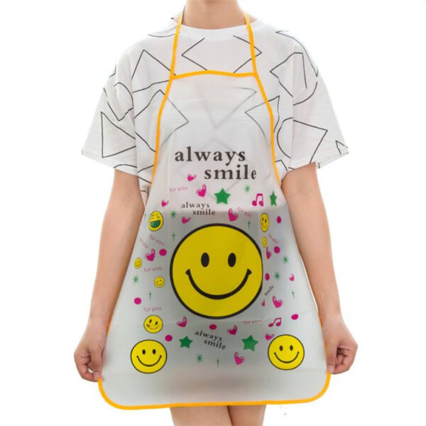 Cute Cartoon PVC Kitchen Apron – Oil-proof, Fun, and Stain-resistant - Image 7
