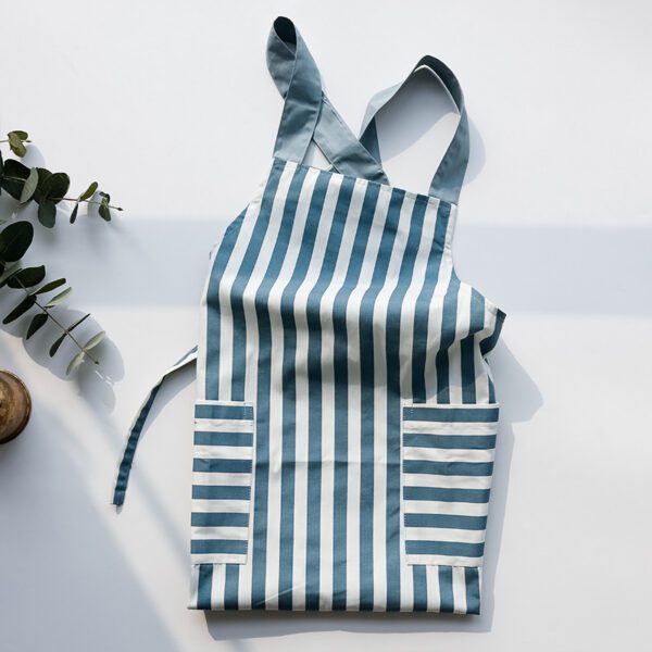 Quick-Drying Vest-Style Polka-Dot Stripe Apron - Stylish & Fun - Image 5