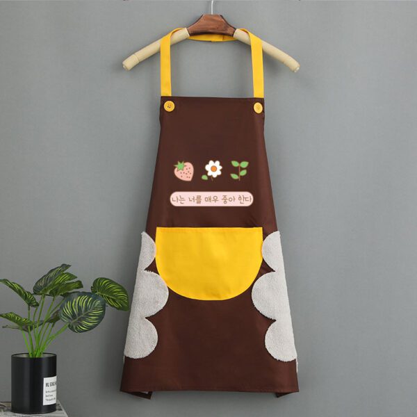 Korean Style Waterproof Kitchen Apron – Chic & Practical - Image 8