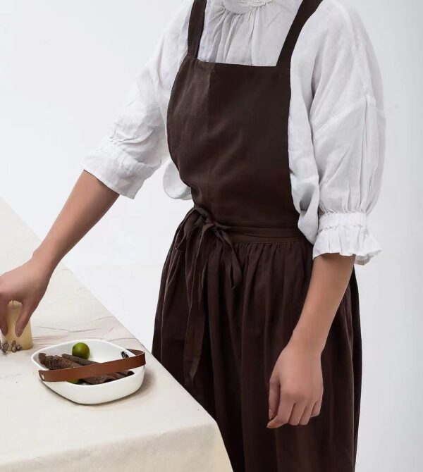 Cotton Linen Kitchen Apron – Stylish and Functional - Image 6