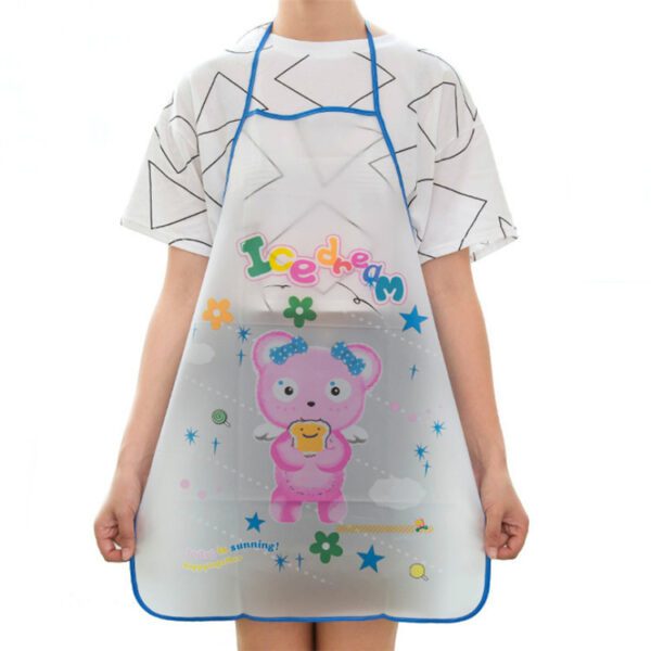 Cute Cartoon PVC Kitchen Apron – Oil-proof, Fun, and Stain-resistant - Image 5