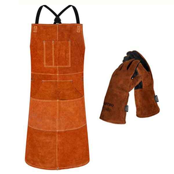Woodworking Electrician Apron – Stylish Floral Workwear - Image 6