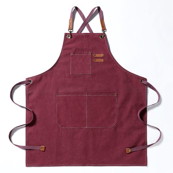 Thickened Canvas Jean Apron for Home & Barista Use - Image 10