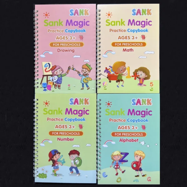 4pcs Groovd Magic Re-Usable Copybooks - Image 2