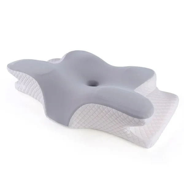 Experience Blissful Sleep: Ergonomic Butterfly Memory Foam Neck Pillow - Image 6