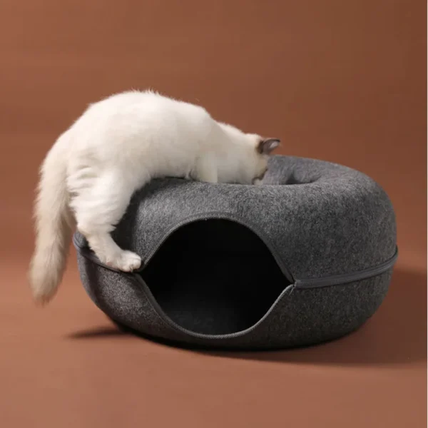 Donut Cat Bed Pet Cat Tunnel - Image 5